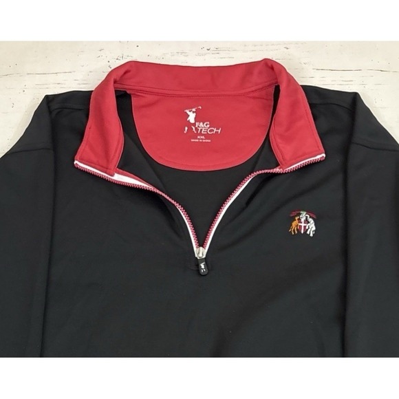 Field & Greene Other - FG Tech 1/4 Zip Pullover Sweater Field & Greene XXL 2XL Inverness Club Logo